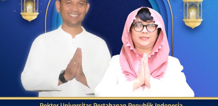 Rektor Universitas Pertahanan Republik Indonesia (Unhan RI) Laksamana Madya TNI Dr. Amarulla Octavian, S.T., M.Sc., DESD., CIQnR, CIQaR., IPU. Bersama Sivitas Akademik Unhan RI Mengucapkan Selamat Idul Fitri 1442 H/2021 M Mohon Maaf Lahir dan Batin