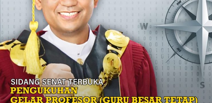 Sidang Senat Terbuka Pengukuhan Gelar Profesor (Guru Besar Tetap) Ilmu Pertahanan Bidang Sosiologi Keamanan Fakultas Keamanan Nasional Universitas Pertahanan Republik Indonesia kepada Laksamana Madya TNI Prof. Dr. Amarulla Octavian, S.T., M.Sc., DESD, CIQnR., CIQaR., IPU, di Unhan RI.   di Kampus Bela Negara, Aula Merah Putih, Sentul, Kamis 3 Juni 2021.