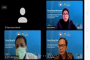 Prodi Fisika Fakultas MIPA Militer Unhan RI Laksanakan FGD Melalui Virtual Meeting Bertajuk “Optimalisasi Kurikulum Fisika Militer Berbasis Merdeka Belajar – Kampus Merdeka”