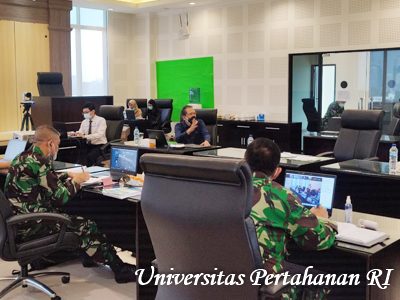 Universitas Pertahanan Republik Indonesia Melaksanakan Kegiatan Simulasi Akreditasi Prodi Teknologi Penginderaan FTP Unhan RI