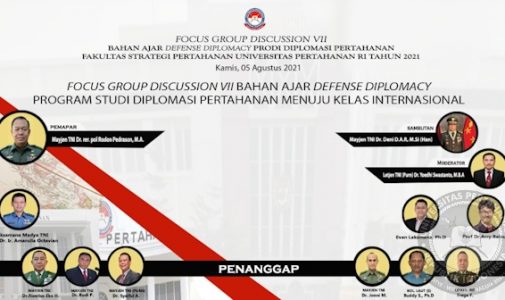 Fakultas Strategi Pertahanan Gelar Focus Group Discussion kembangkan Bahan Ajar Diplomasi Pertahanan