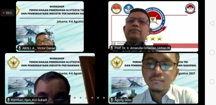 Rektor Unhan RI Jadi Narasumber Workshop BPK RI Perencanaan Pemenuhan Alutsista TNI dan Pemberdayaan Industri Pertahanan Nasional