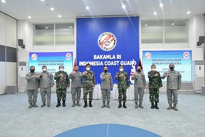 Unhan RI Laksanakan MoU dan Perjanjian Kerja Sama (PKS) dengan Badan Keamanan Laut Republik Indonesia (Bakamla RI)