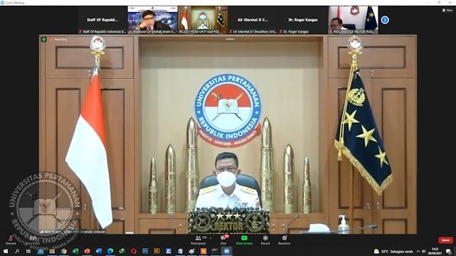 Rektor Unhan RI Narasumber pada 14th International Research Conference General Sir John Kotelawala Defence University