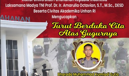 Turut Berduka Cita Atas Gugurnya Bharada Muhammad Kurniadi Sutio Dalam Tugas Bhakti Menjaga Keutuhan NKRI