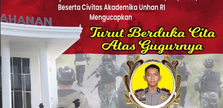Turut Berduka Cita Atas Gugurnya Bharada Muhammad Kurniadi Sutio Dalam Tugas Bhakti Menjaga Keutuhan NKRI