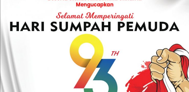 Rektor Unhan RI Laksamana Madya TNI Prof. Dr. Ir. Amarulla Octavian, S.T., M.Sc., DESD Mengucapkan Selamat Memperingati Hari Sumpah Pemuda ke-93 “Melalui Momentum Hari Sumpah Pemuda, Kita Kobarkan Semangat Pemuda Seluruh Tanah Air Untuk Mewujudkan Indonesia Kuat Menuju Generasi Emas 2045”