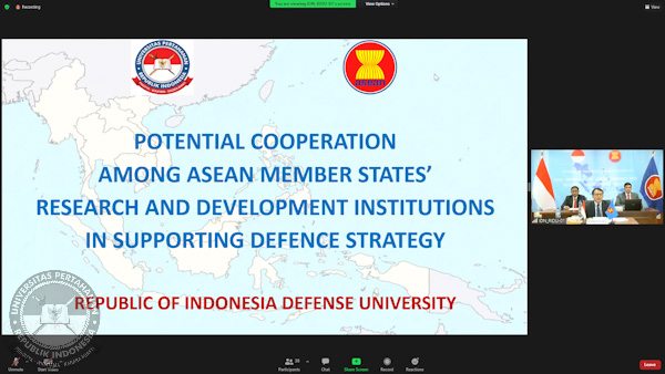 Delegasi Unhan RI sampaikan Joint Research and Development Negara ASEAN Wujudkan Strategi Pertahanan Tangguh dikawasan Regional Hadapi Ancaman Multidimensi