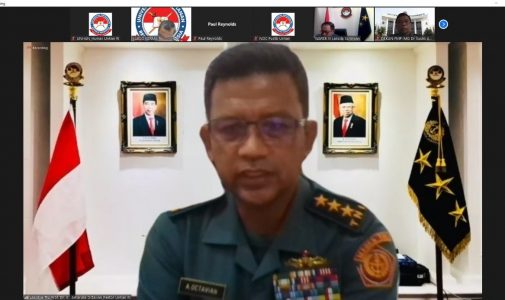 Rektor Unhan RI Pertemuan Dengan Atase Pertahanan Inggris Melalui Daring Dalam Rangka Menjalin Kerja Sama