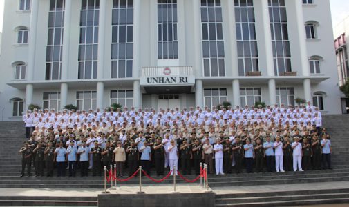 Civitas Akademika Unhan RI Peringati Hari Bela Negara Ke – 73