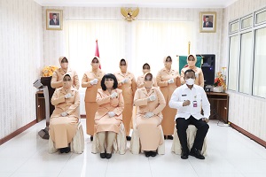 Ketua DWP Unhan RI Pimpin Acara Serah Terima Jabatan Dharma Wanita Persatuan Universitas Pertahanan RI (DWP Unhan RI)