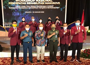 Fakultas Keamanan Nasional (FKN) Unhan RI Mengikuti Workshop Percepatan Rehabilitasi Mangrove di Sembilan Provinsi Peringatan Hari Pers Nasional Persatuan Wartawan Indonesia