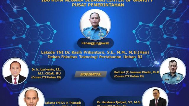 Fakultas Teknologi Pertahanan Unhan RI Laksanakan KKDN bahas Pengembangan Pertahanan Ibu Kota Negara.