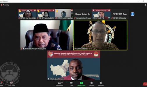KKDN Program Studi Diplomasi Pertahanan FSP Unhan RI bersama Pemda Kalimantan Timur Diskusikan Aspek Pertahanan Ibu Kota Negara sebagai Superhub