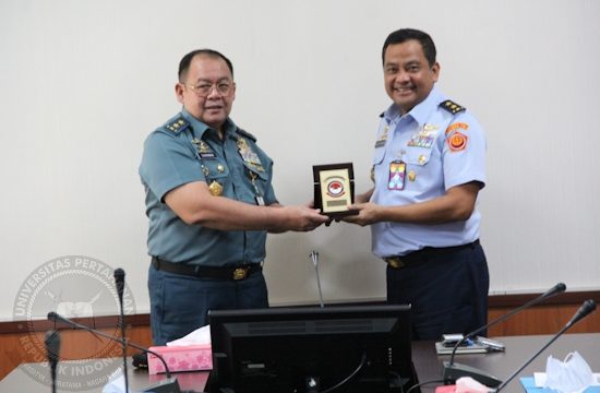 Audiensi Wakil Rektor III Unhan RI dengan Askomlek Panglima TNI