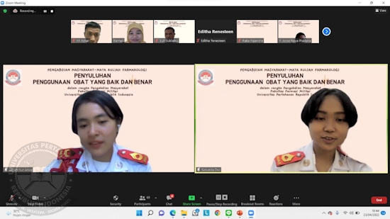 Fakultas Farmasi Militer Unhan RI Mengadakan Pengabdian Kepada Masyarakat: Penyuluhan Penggunaan Obat yang Baik dan Benar