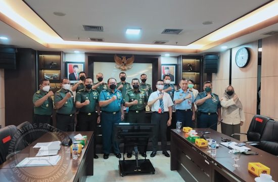 Wakil Rektor III Unhan RI laksanakan Audiensi dengan Asisten Logistik Kepala Staf TNI AD