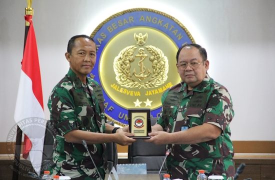 Audiensi Wakil Rektor III Unhan RI bersama Asisten Logistik Kasal