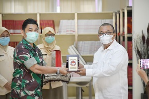 UPT Perpustakaan Unhan RI Laksanakan Penandatanganan Perpanjangan Perjanjian Kerja Sama dengan UPT Perpustakaan Universitas Riau