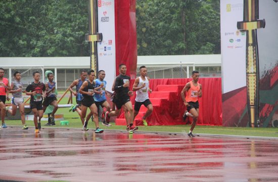 Kadet Mahasiswa Unhan RI ikuti Lomba Atletik HUT Ke-70 Kopassus.
