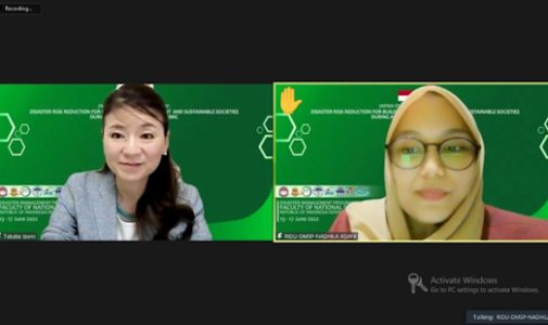Program Overseas Field Study Prodi Manajemen Bencana Unhan RI Di Hari Ke-3 KKLN, Menghadirkan Pembicara Dari Kalangan Praktisi dan Peneliti Kebencanaan Universitas Tohoku Jepang
