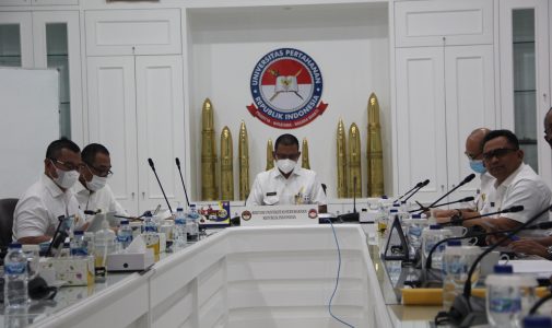 Rektor Unhan RI Hadir Rapat Harmonisasi Penataan Organisasi Unhan RI
