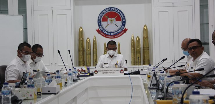 Rektor Unhan RI Hadir Rapat Harmonisasi Penataan Organisasi Unhan RI