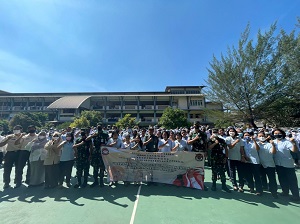 Kadet Mahasiswa Cohort-2 Prodi Teknik Mesin Fakultas Teknik Militer Unhan RI melaksanakan Kegiatan Pengabdian Kepada Masyarakat Bertajuk “Bela Negara dan Pembelajaran Eksak di Yayasan Mardi Waluya”