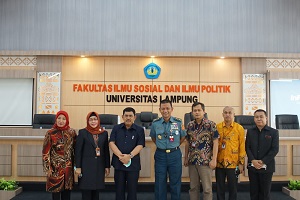 Rektor Unhan RI Jadi Narasumber dalam Kuliah Dosen Tamu Jurusan HI FISIP Universitas Lampung