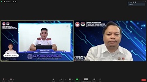 Webinar Series Prodi Informatika Fakultas Teknik Militer Unhan RI bahas “CYBERONICS”.
