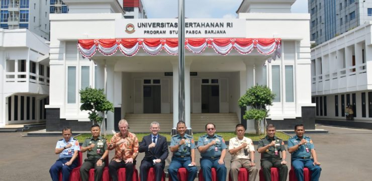 Rektor Unhan RI Terima Kunjungan Principal of Australian Maritime College (AMC).