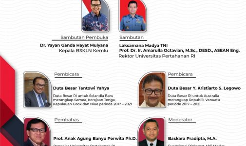 Rektor Unhan RI Membuka Forum Debriefing Kepala Perwakilan RI Periode 2017-2021 dengan tema “Diplomasi Kedaulatan”.