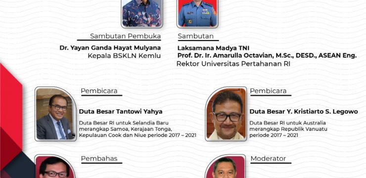 Rektor Unhan RI Membuka Forum Debriefing Kepala Perwakilan RI Periode 2017-2021 dengan tema “Diplomasi Kedaulatan”.