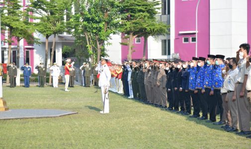 Unhan RI Melaksanakan Upacara Peringatan Hari Ulang Tahun Kemerdekaan RI ke-77.