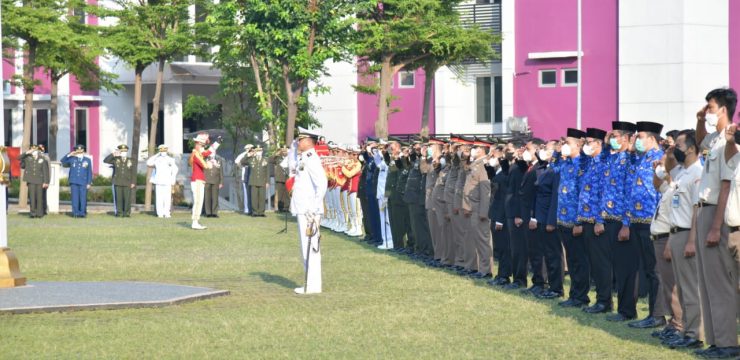 Unhan RI Melaksanakan Upacara Peringatan Hari Ulang Tahun Kemerdekaan RI ke-77.