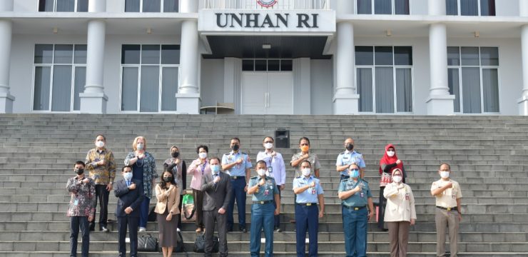 Rektor Unhan RI Terima Kunjungan Network Lead Emergency Medical Teams World Health Organization (WHO)
