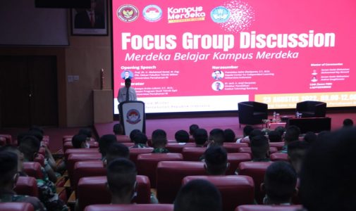 Fakultas Teknik Militer Unhan RI Selenggarakan Focus Group Discussion Merdeka Belajar Kampus Merdeka.