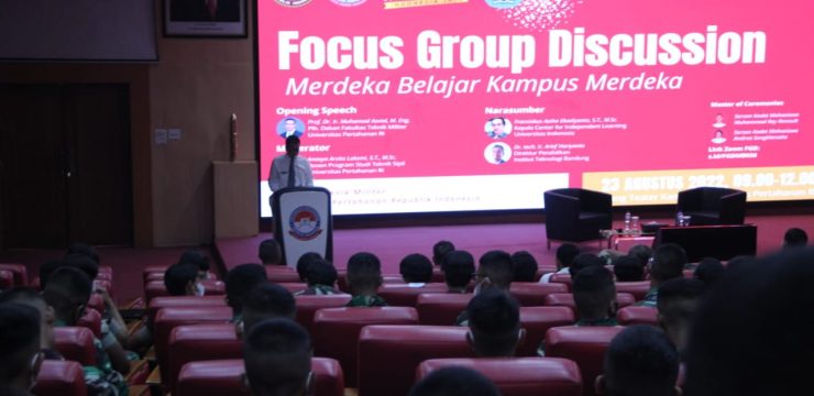 Fakultas Teknik Militer Unhan RI Selenggarakan Focus Group Discussion Merdeka Belajar Kampus Merdeka.