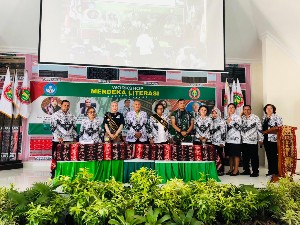 Fakultas Logistik Militer Unhan RI Menghadiri Workshop bertajuk “Merdeka Berliterasi Bersama Guru-Guru NTT”