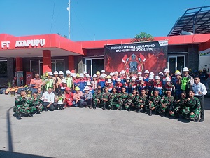 25 Kadet Mahasiswa Prodi Permesinan Kapal FLM Unhan RI Laksanakan Kegiatan Praktikum Keselamatan dan Kesehatan Kerja (K3) ke Pertamina Cabang Atapupu