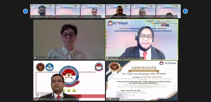 Rektor Unhan RI Membuka 2nd International Conference on Pharmaceutical Sciences and Military Pharmacy (ICOPMAP)