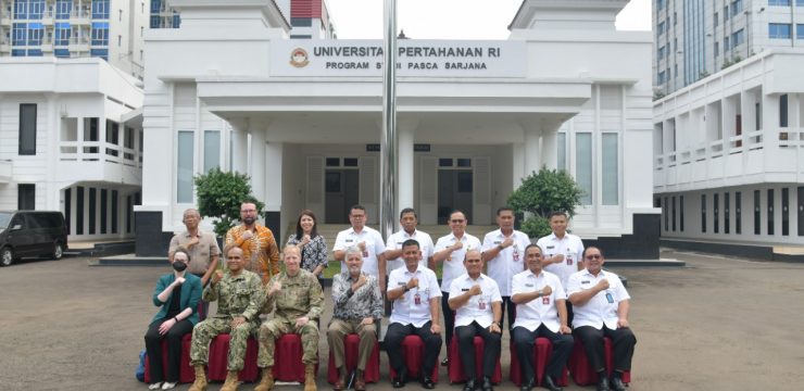 Rektor Unhan RI Terima Courtesy Call The Institute Security Governance (ISG)