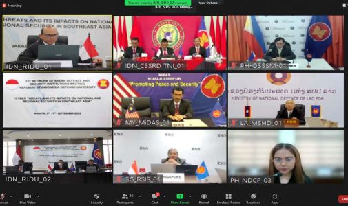 Delegasi Unhan RI Rekomendasikan Peningkatan SDM Cybersecurity ASEAN Pada Meeting Network Of ASEAN Defense And Security Institution