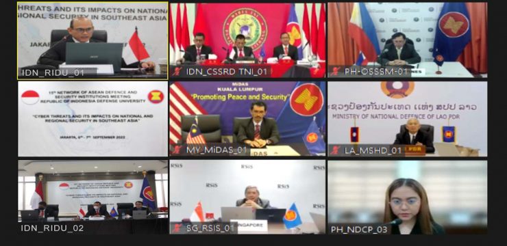 Delegasi Unhan RI Rekomendasikan Peningkatan SDM Cybersecurity ASEAN Pada Meeting Network Of ASEAN Defense And Security Institution
