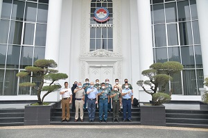 Rektor Unhan RI Terima Courtesy Call Delegasi United Kingdom Defence Academy