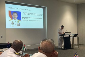 Rektor Unhan RI Menjadi Narasumber Pada RAN’s Fleet Commanders Conference on Maritime Matters di Darwin Australia