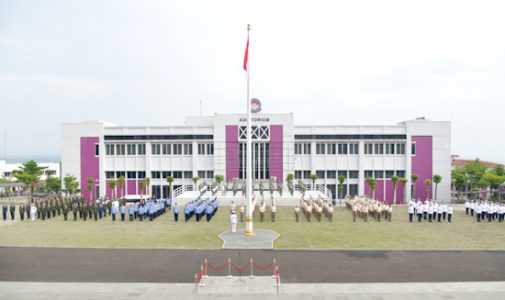 Civitas Akademika Unhan RI Laksanakan Upacara Peringatan HUT Ke‐ 77 TNI, 5 Oktber 1945 – 5 Oktober 2022.