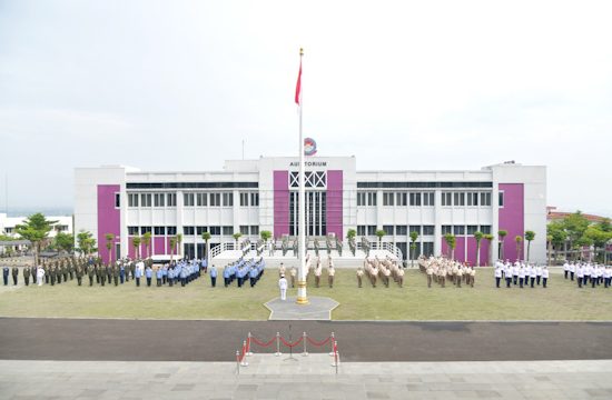 Civitas Akademika Unhan RI Laksanakan Upacara Peringatan HUT Ke‐ 77 TNI, 5 Oktber 1945 – 5 Oktober 2022.