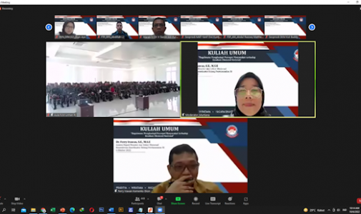 Universitas Pertahanan RI Selenggarakan Kuliah Umum Dengan Narasumber Dari Kemenko Bidang Perekonomian RI.
