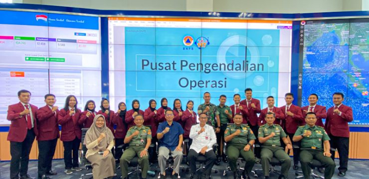 Mahasiswa Pascasarjana Prodi Manajemen Bencana FKN Unhan RI Melaksanakan Studi Visit Ke BNPB